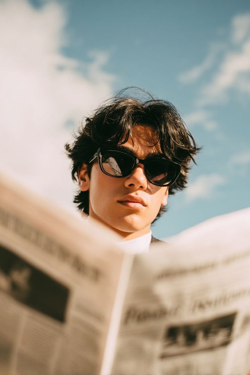 Editorial portrait created with GemX
